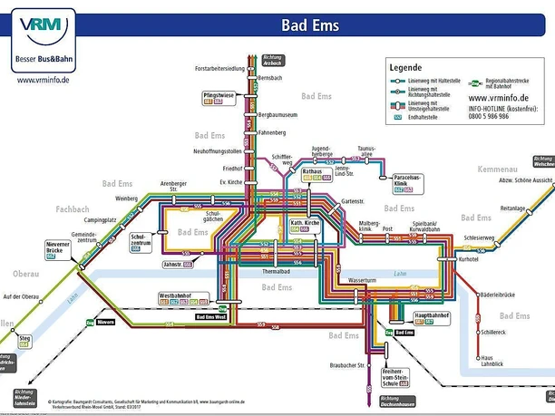 Liniennetz Bad Ems