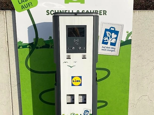 Stromzapfsäule LIDL-Filiale in Wittlich