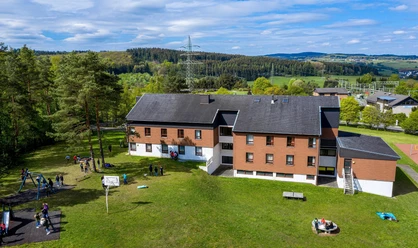 Blick auf Jugendherberge