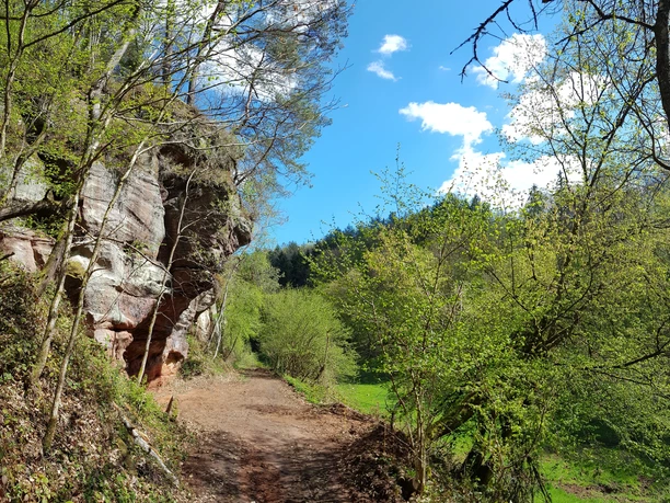 Hasterfelsen im Rotztal bei Donsieders