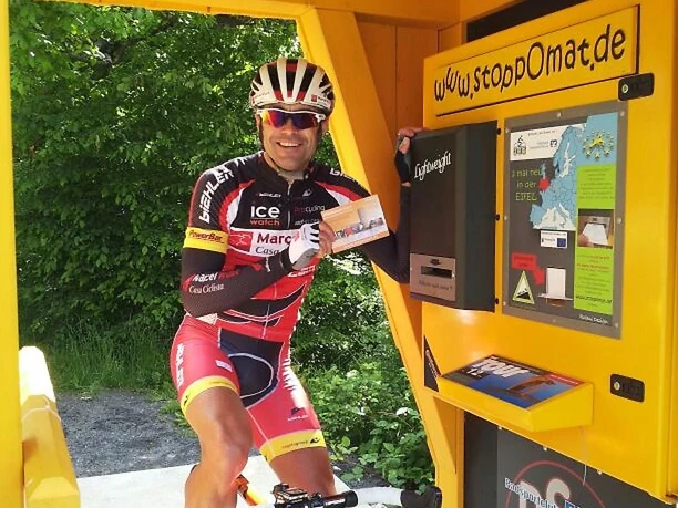 Marcel Wüst am Stoppomat Fuchshofen