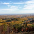 Aussicht vom Föhrlenberg im Herbst