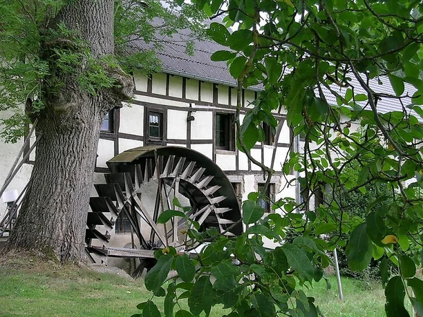 Hahnensteiner Mühle Mühlenrad
