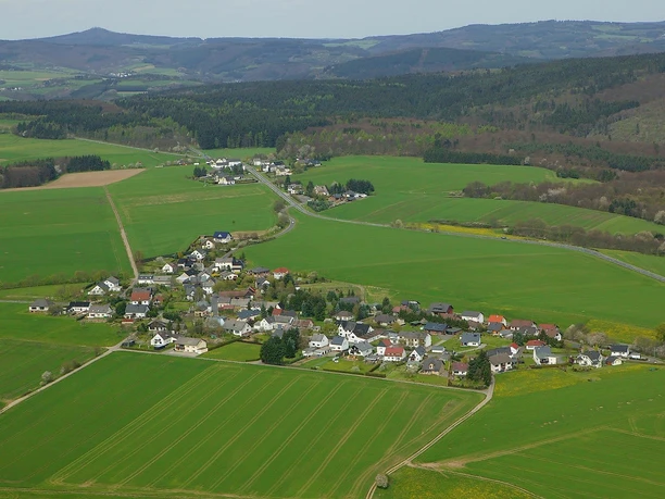 Blick auf Hirten