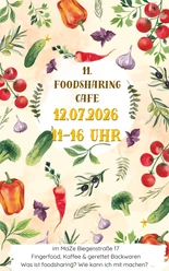 Flyer über das 11. foodsharing Café