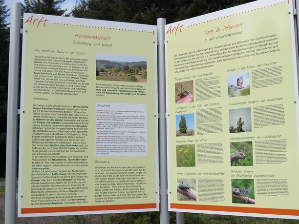 Infotafel auf dem Raßberg