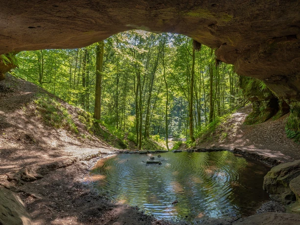 Blick aus der unteren Bärenhöhle