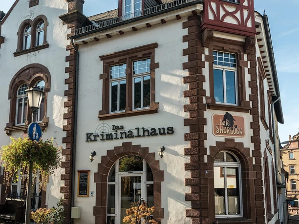Blick aufs Cafe Sherlock, Hillesheim