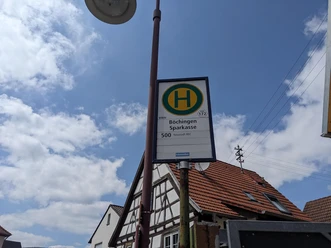 Bushaltestelle Böchingen Sparkasse