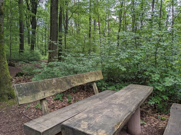 Picknickgarnitur am Cramer-Pfad