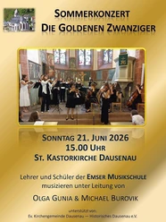 Sommerkonzert der Emser musikschule