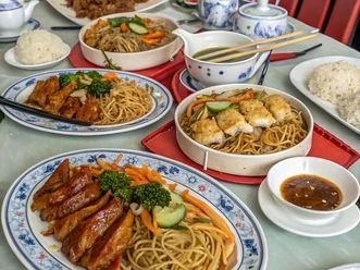 Chinesisches Buffet-KI generiert