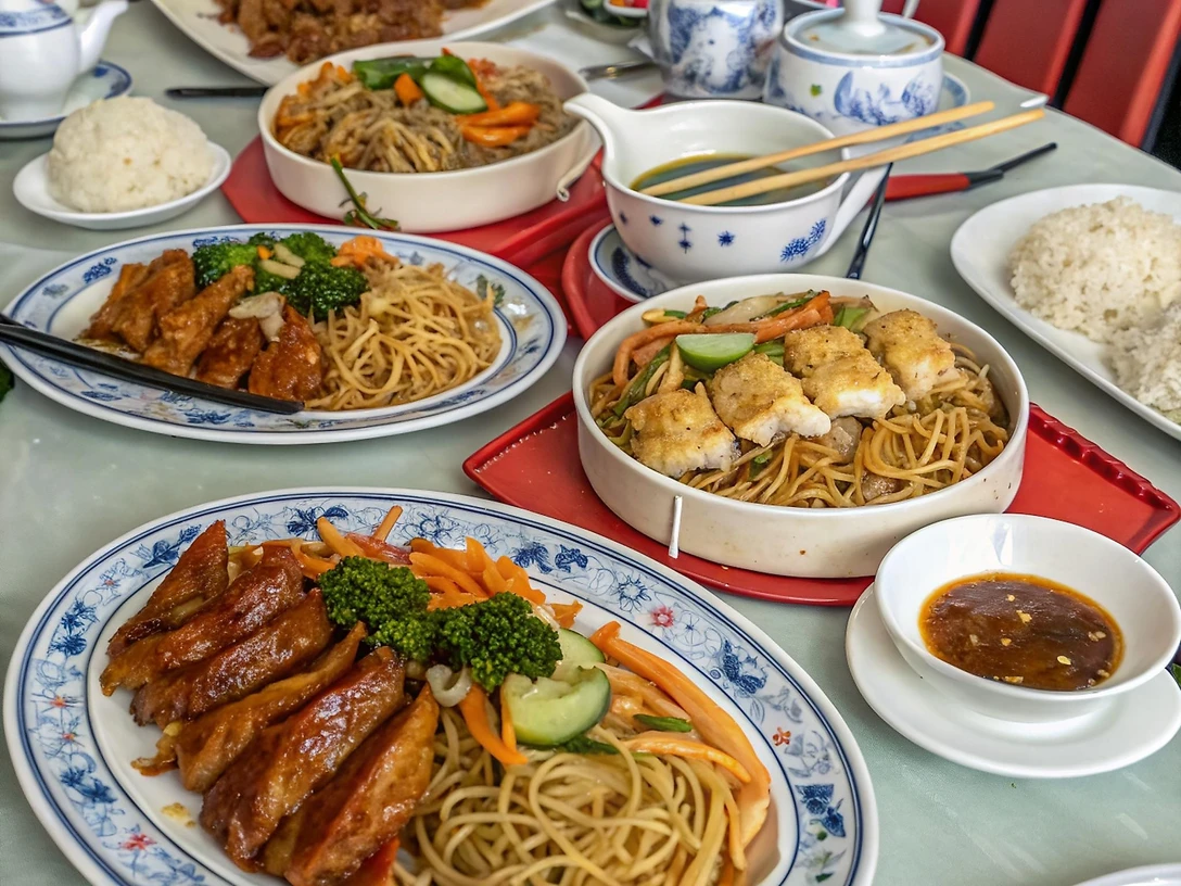 Chinesisches Buffet-KI generiert