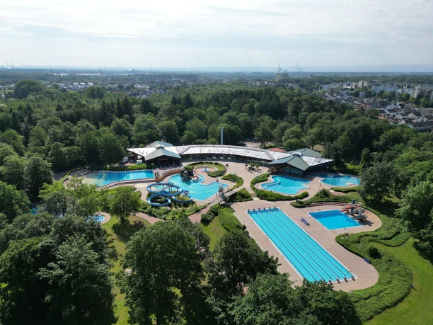 Badepark von oben