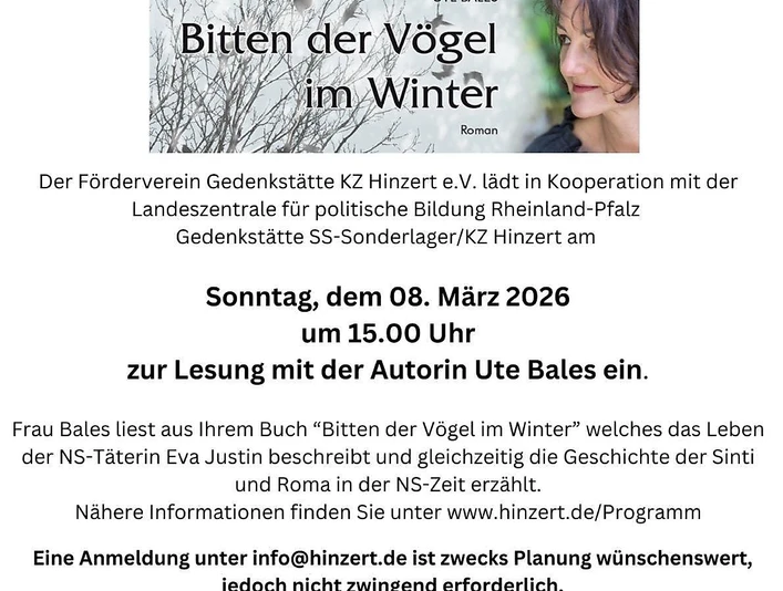 Lesung zum Weltfrauentag, Gedenkstätte Hnzert,