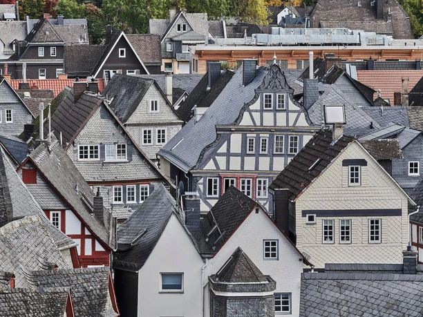 Unterschiedliche Blickwinkel auf Fachwerkhäuser 1