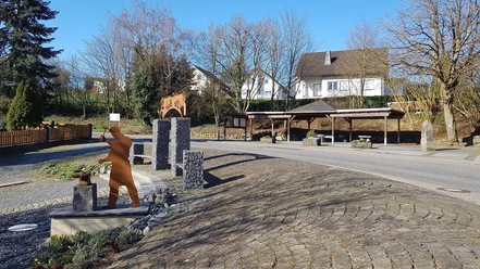 Dorfplatz "De Bue" in Kirchwald