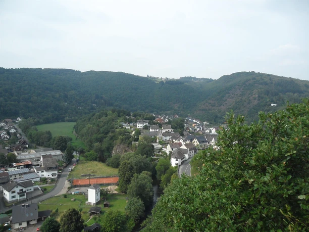 Ausblick vom Aussichtstürmchen Nr. 1 auf Schuld