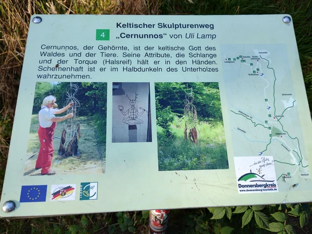 Schautafel Cernunnos - Keltischer Skulpturenweg