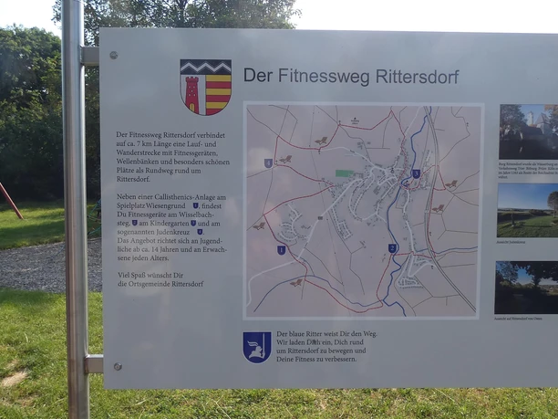 Starttafel Fitnessweg