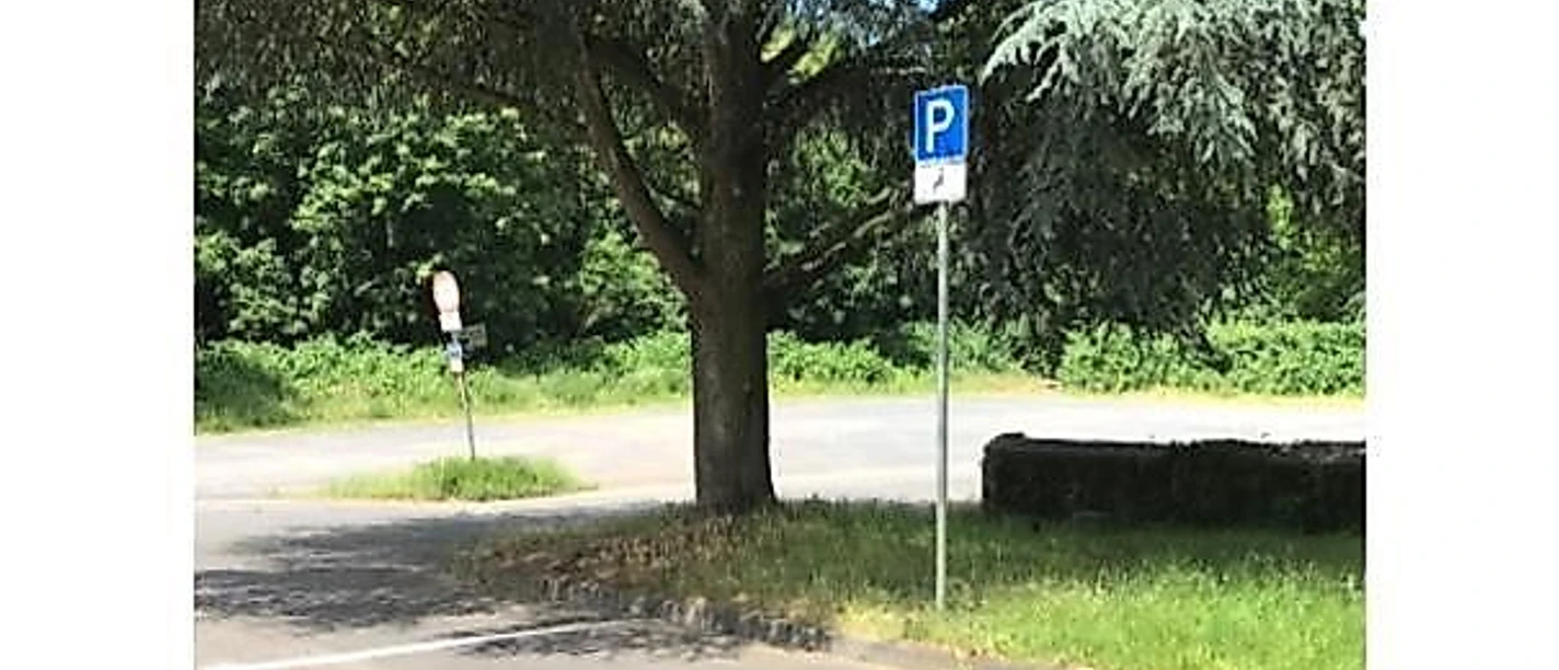 Parkplatz für Menschen mit Behinderung