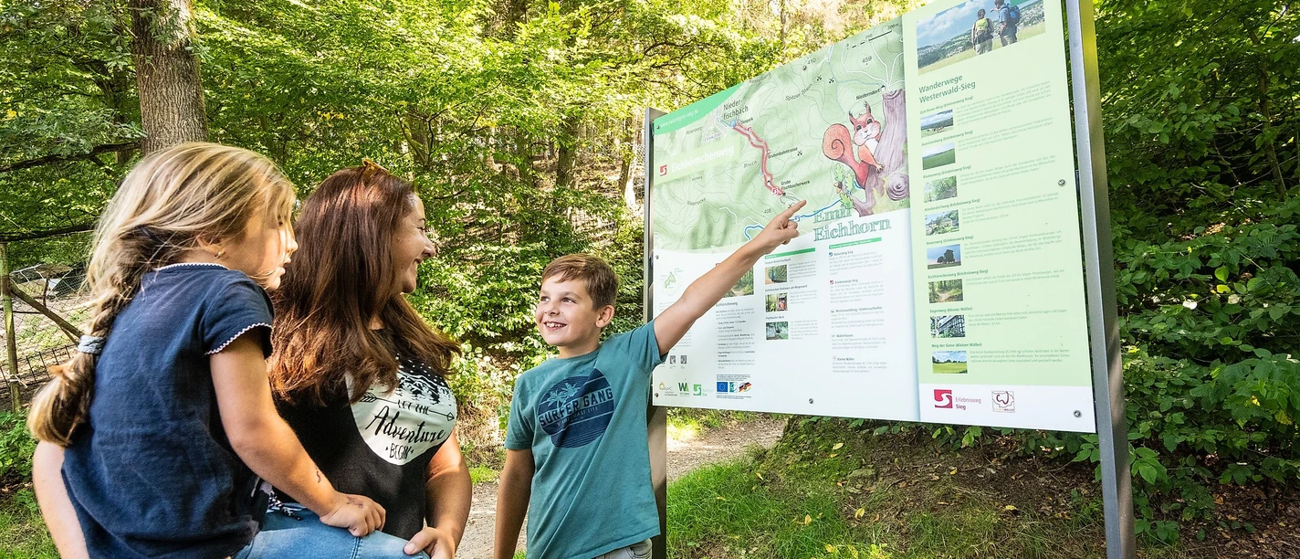 Eichhörnchenweg-Eingangstafel