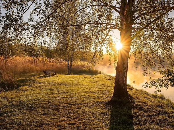 Sonnenaufgang in der Erdekaut