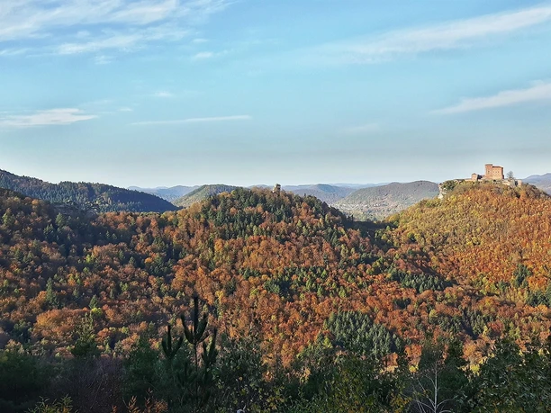 Ausblick vom Wettereck im Herbst