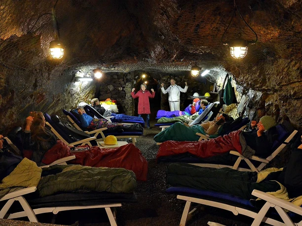 Übungen im Heilstollen