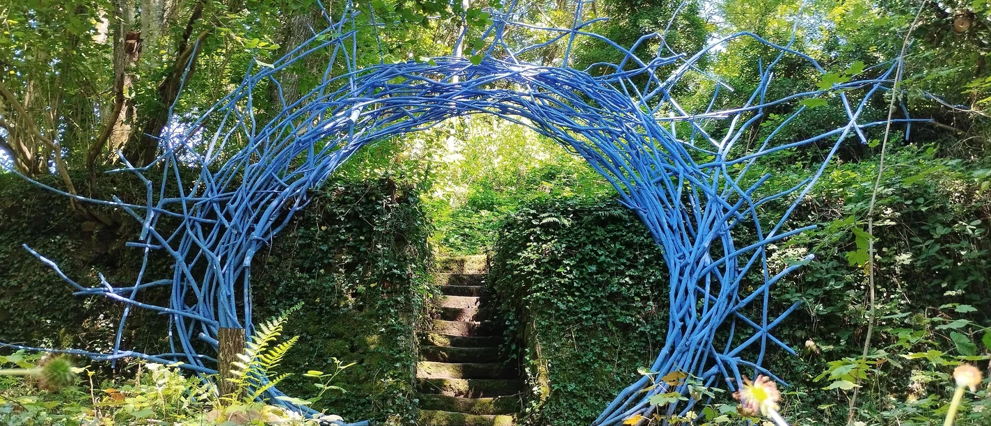 Installation auf der Kunstroute