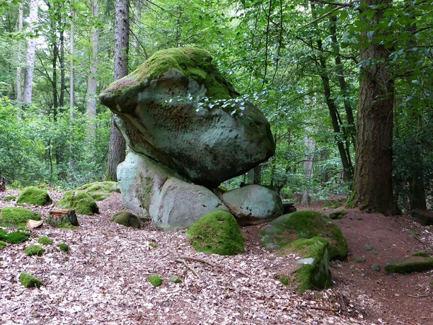 "Opferaltar" auf der Niederburg bei Weilerbach