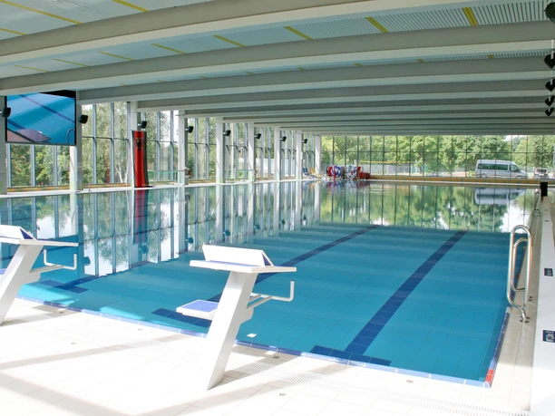 Blick auf den SChwimmbereich