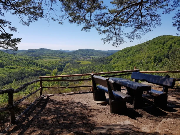 Aussichtspunkt "Schöne Aussicht" nahe Leimen/Pfalz