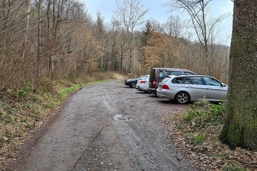 Wanderparkplatz bei Astert