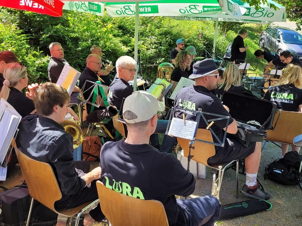 Musikalische Unterhaltung beim Stollenfest