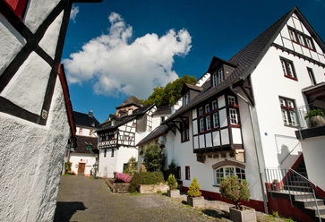 Historischer Ortskern Blankenheim mit Ahrquelle