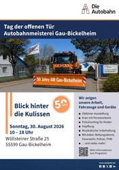 Plakat Tag der offenen Tür