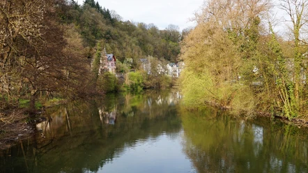 Die Lahn bei Weilburg