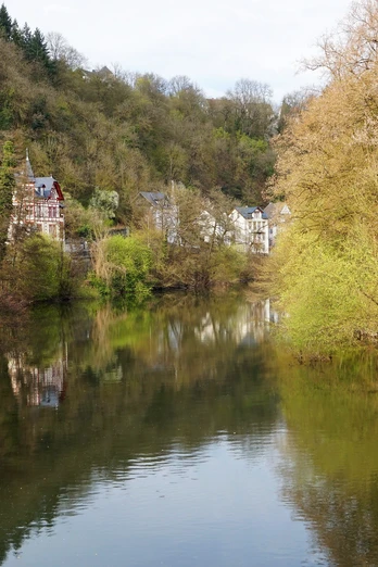 Die Lahn bei Weilburg