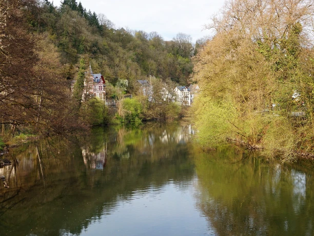 Die Lahn bei Weilburg