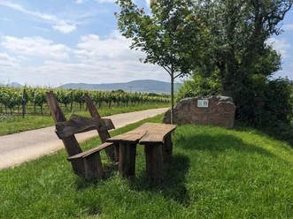 Rastplatz am Gedenkstein Wüstung Bussingen