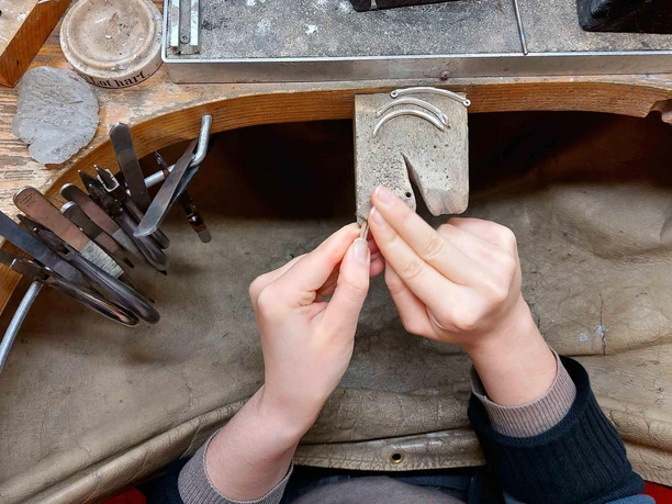 Goldschmiede Krack Arbeitsplatz