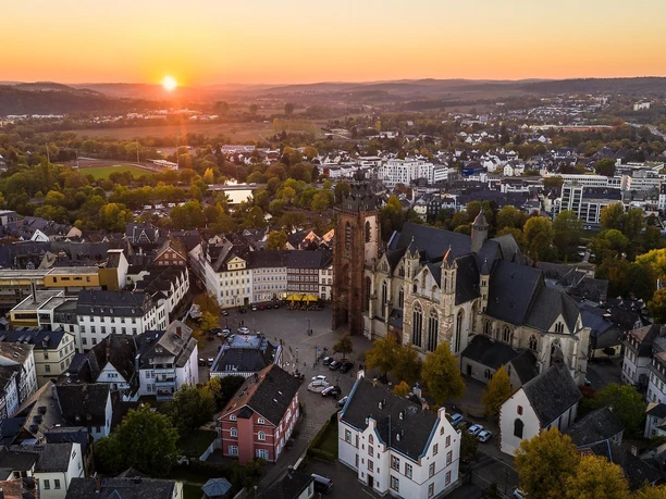 Sonnenuntergang über der Altstadt