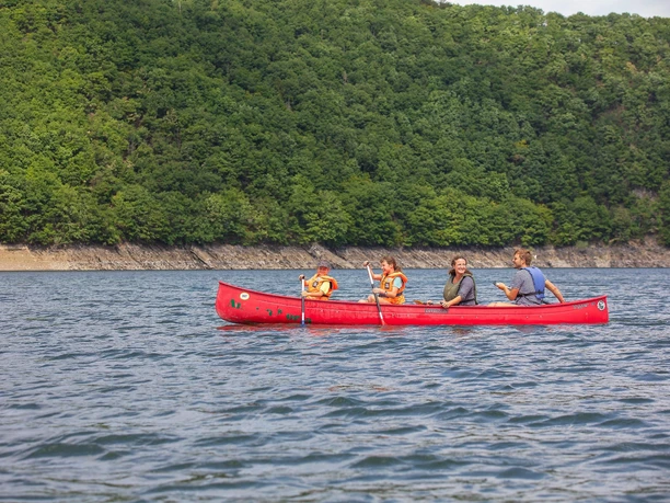 Kanufahren auf dem Rursee