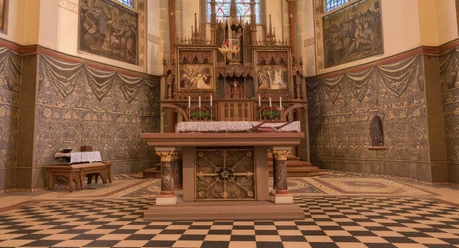 Altar der Kath. Kirche St. Michael Kirchen2
