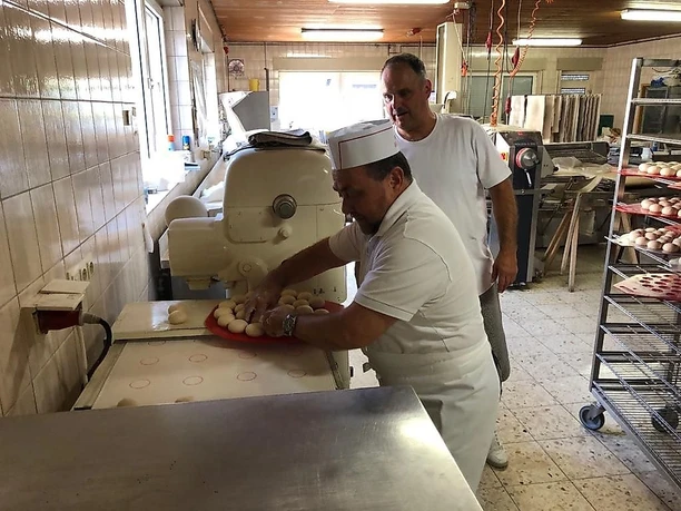 Die Arbeit in der Backstube