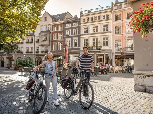 Unterwegs in der historischen Altstadt Aachen