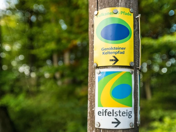 Wegmarkierung Eifel und Gerolsteiner Keltenpfad