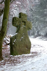 Fraubillenkreuz im Winterwald