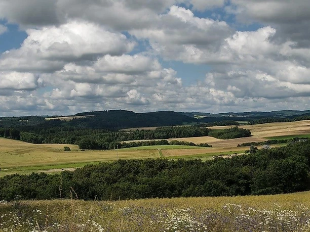 Aussicht auf dem 7-Dörfer-Weg